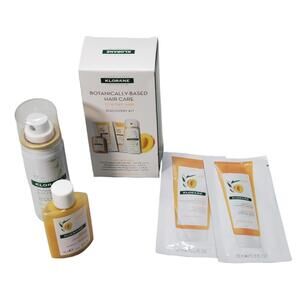 KLORANE Discovery Kit Mango & Oat Milk Hair Care 4 Piece Travel Size Set